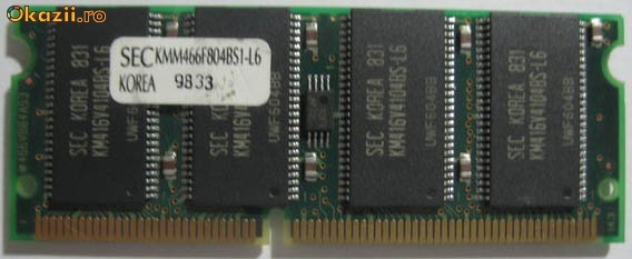 SODIMM SDRAM 64Mb EDO foto mare