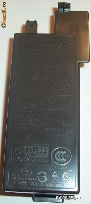 Alimentator Cannon IP 1600, cod k30245, 24 volti, 0,8 amperi foto mare