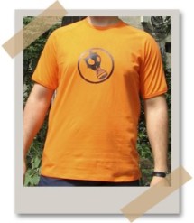 Tricou imprimat Masca de gaze