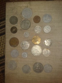 colectie monede romanesti foto