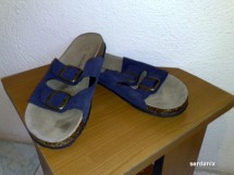 Papuci de barbati,piele intoarsa Manshoes TEX-mar.41! foto