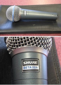 Microfon SHURE Beta 58A | NOU | Cel mai bun microfon de voce