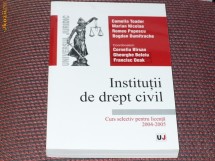 Institutii de Drept Civil photo Institutii de Drept Civil