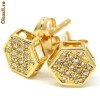 CERCEI AUR CU DIAMANTE NATURALE-0.17 CT