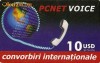 AA, Cartela telefonica PCNet Voice 10 $.