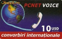 AA, Cartela telefonica PCNet Voice 10 $. foto