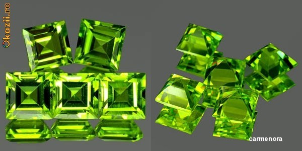 LOT  PERIDOT  NATURAL foto mare