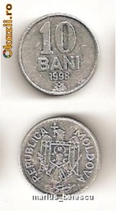 10 Bani 1998 (Moldova) - aluminiu