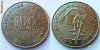 AFRICA DE VEST (OCCIDENTALA) 100 FRANCI 1987 XF + **
