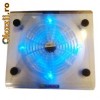 Masuta Pad (suport) pentru laptop cu racire, transparent, cu iluminare.