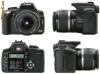 Canon Rebel XT+obiectiv+blitz+geanta