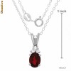 Majestic  Necklace/lantisor With 2.30ctw Cr.Ruby/ Lantisoare.