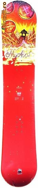 Placa snowboard Pale Mystic Red Wide 155cm Austria Noua foto mare