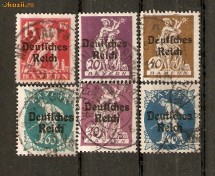 Timbre Germania REICH 1920 (BAVARIA cu Supratipar) foto