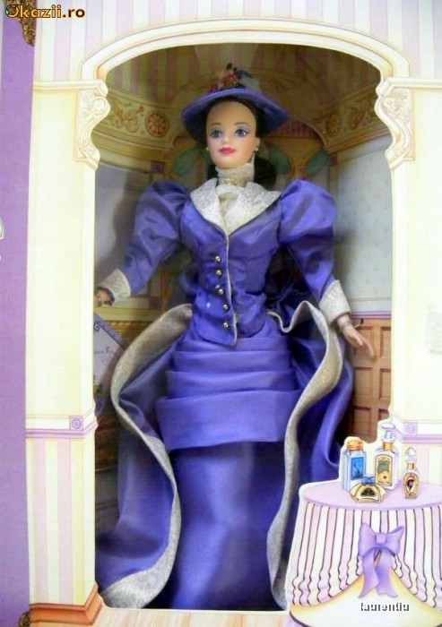 Mrs. P.F.E. Albee Barbie 1997 - papusa de colectie, cutie carte foto mare
