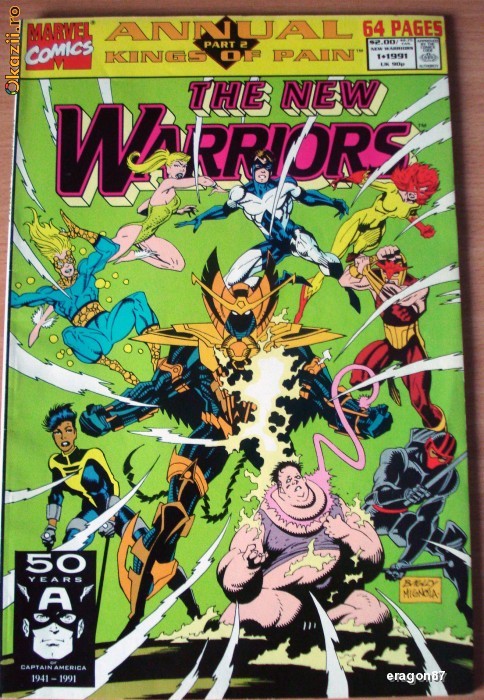 The New Warriors Annual #1991 foto mare