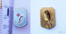 INSIGNA DONATOR ONORIFIC CRUCEA ROSIE A RPR ** foto