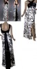 ROCHIE DE SEARA LUNGA SATIN IMPRIMAT