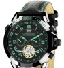 Ceas automatic CALVANEO 1583 ASTONIA Color Concept Green Mamba nou cu eticheta in cutie lemn garantie internationala - IN STOC -