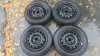 Jante tabla Originale HONDA   6Jx15 et 46 prindere 4x100 + cauciucuri !!!