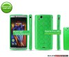HUSA BBLE VERDE GEL - SILICON SONY ERICSSON XPERIA X12 ARC ARC S - TRANSPORT GRATUIT