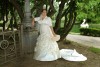 rochie de mireasa model printesa, culoarea untului ,inclus trena+cercuri+jartiera+gentuta+voal+diadema