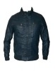 Geaca - Jacheta tip Zara Man cambrata - bleumarin - slim - Piele Ecologica - modele 2013 - Geci, Jachete - masuri: M