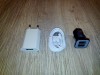 Kit Incarcare Iphone 5 iPad 4 Mini Touch - Cablu de Date Lightning + Incarcator Retea + Incarcator Auto Dual USB