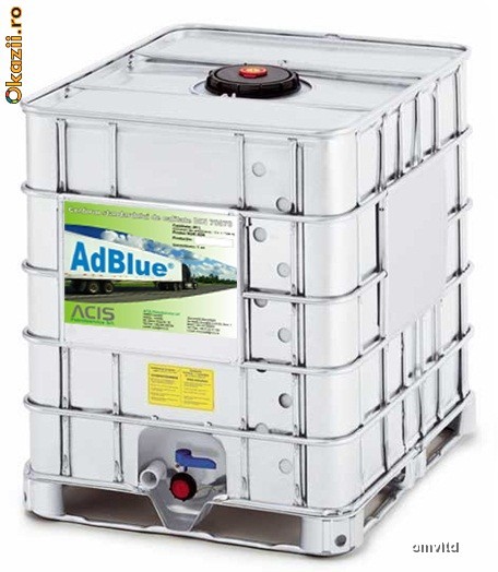 Bidon (recipient) 1000 L plastic pt apa sau diverse foto mare Bidon (recipient) 1000 L plastic pt apa sau diverse foto mare