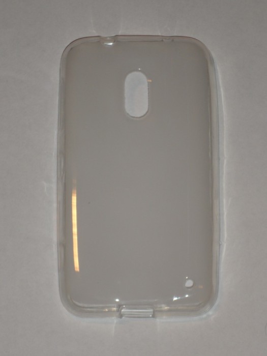 Husa silicon TPU, transparenta, Nokia Lumia 620 foto mare Husa silicon TPU, transparenta, Nokia Lumia 620 foto mare